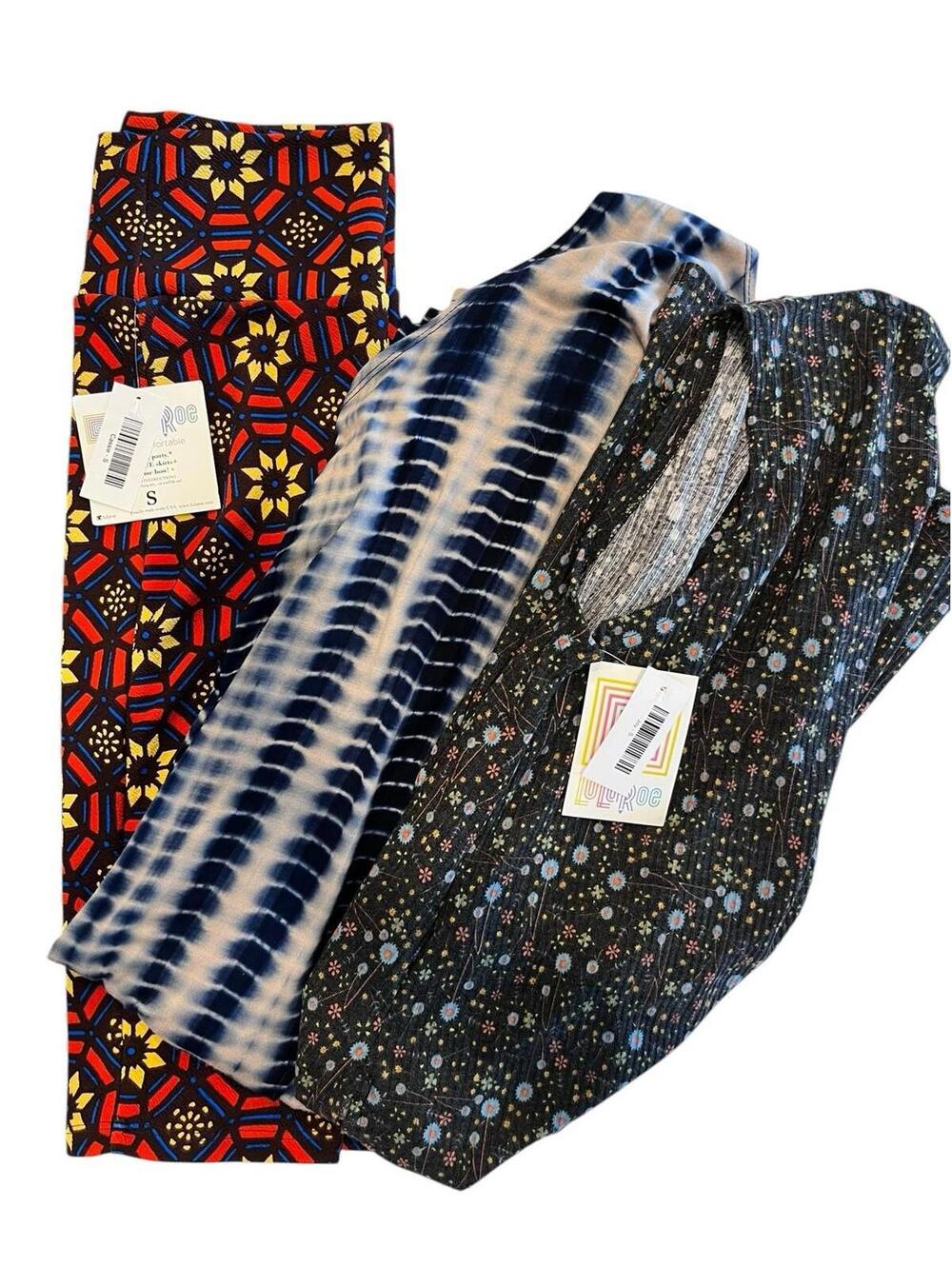 Lularoe Bundle Sz Small Lot of 3 pcs Dusters and Skirt New with Tags